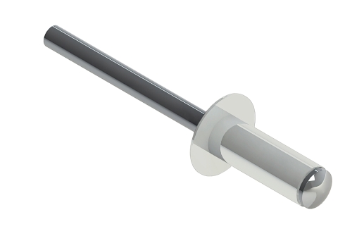 Заклепка вытяж. комбин. 4,8х12 RAL 9003 (1х500)   |+