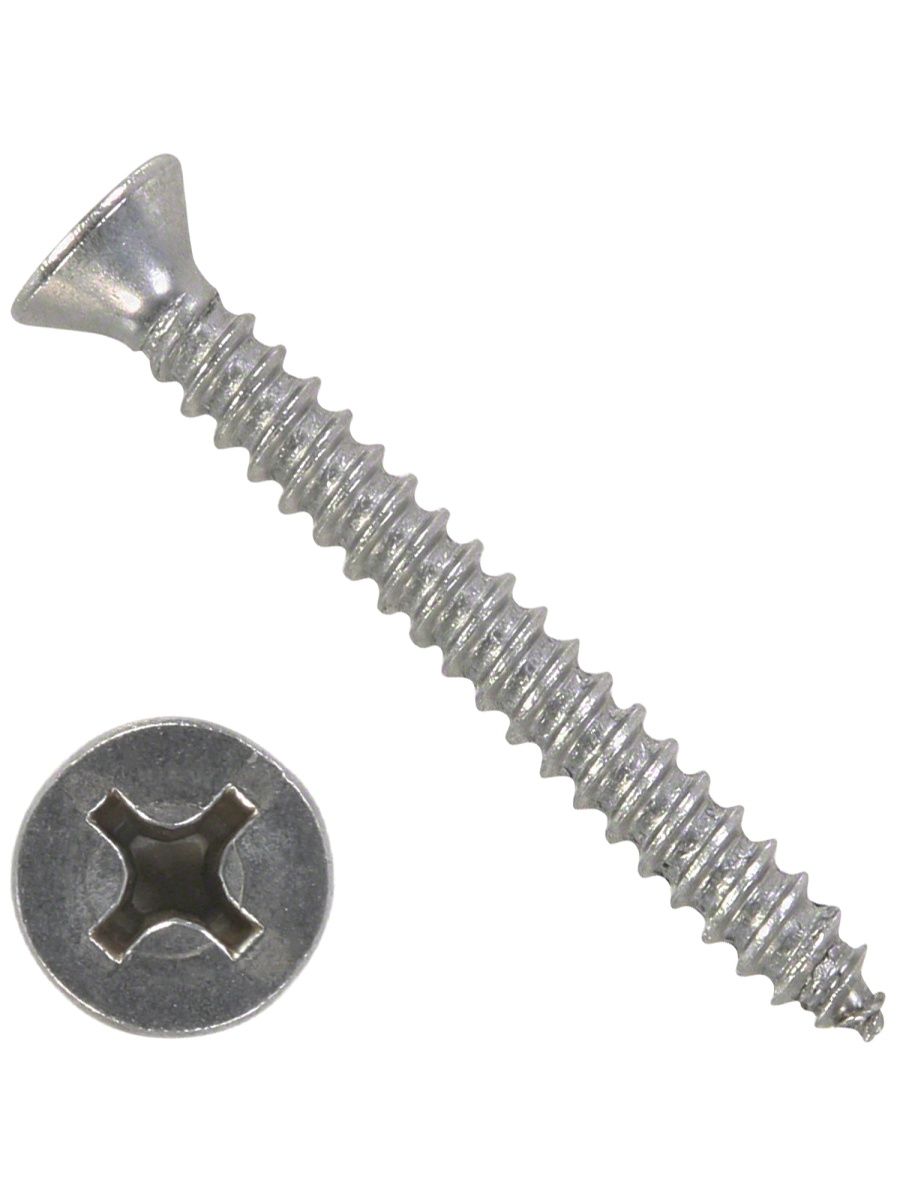 Саморез универсальный 3х10 Белый цинк 1х50000   |*