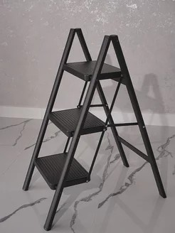 Стремянка MITTSU Черная 3ст M6861B  |*