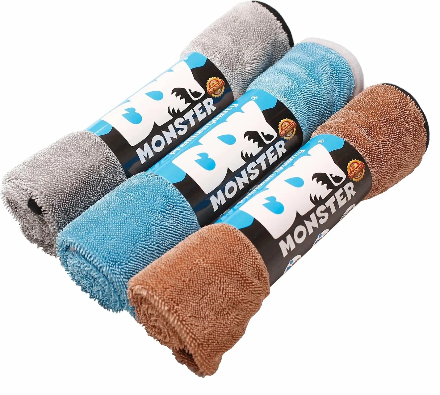 Тряпка Супер микрофибра для сушки Авто MONSTER 50х60см 1х6 (1х60) 