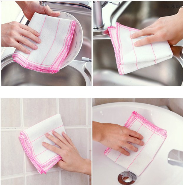 Тряпка Марлиевая (Набор из 3шт) 30х30см 1x12(1x240) VMF-862-6 |*  