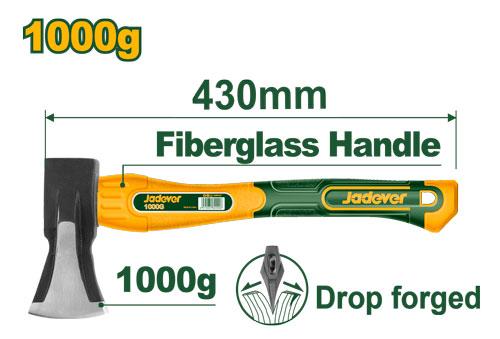 Топор-Колун Jadever с фибр. ручкой 1000гр (1x12)  |*