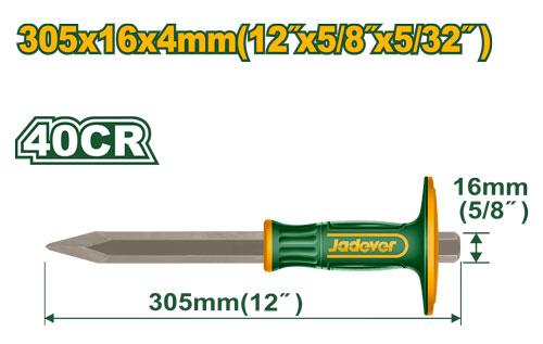 Пика ручная Jadever 16mm x 305mm (1x36)  |*
