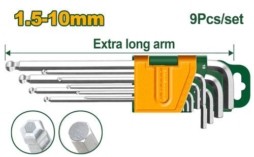 Шестигранник Jadever с Шариков.головкой Большой 1,5-10mm (1x48)  |*