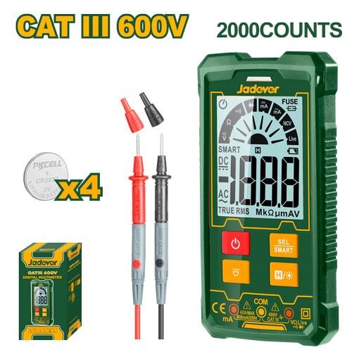 Мультиметр Jadever Цифровой JDDM1505 (1x40)  |*