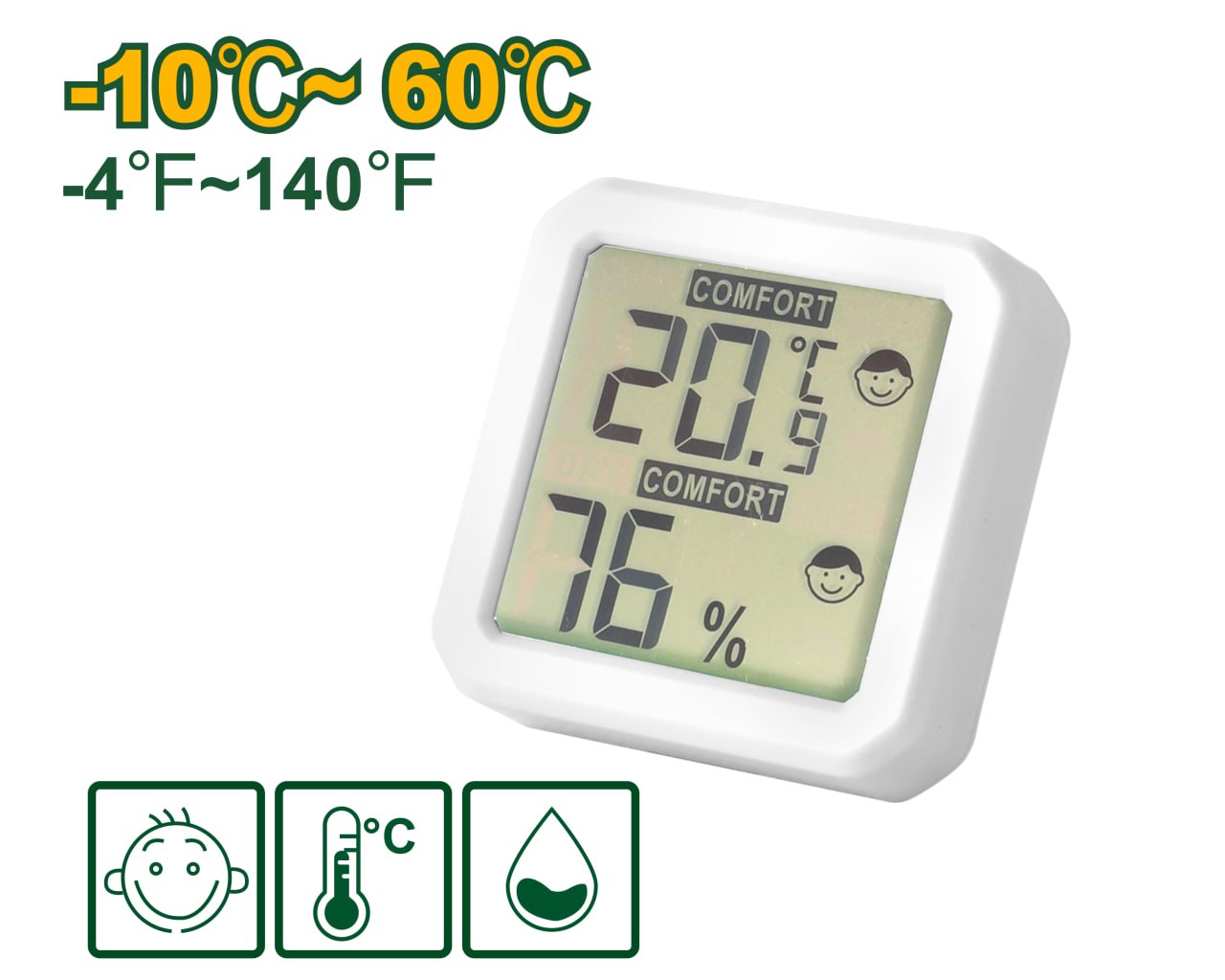 Датчик температуры и влажности Jadever Малый (1x400)  |*