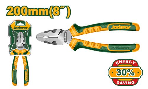 Плоскогубцы Jadever с Увелич.рычагом №8 200mm (1х6)(1x36)  |*