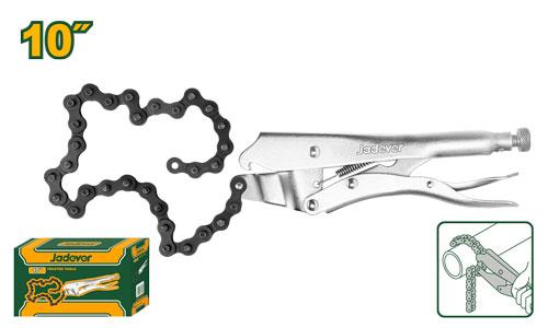 Клещи зажимные Jadever с Цепью №10 (1x5)(1x20)  |*