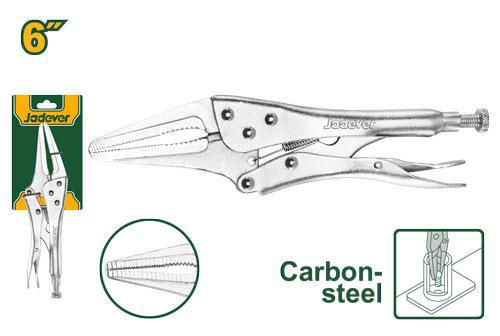 Клещи зажимные Jadever Длинногубцы №6 (1x20)(1x80)  |*