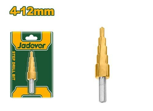 Сверло ступенчатое Jadever 4-12mm (1x200)  |*