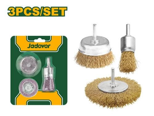 Набор корщеток на дрель Jadever 3в1 (1x72)  |*
