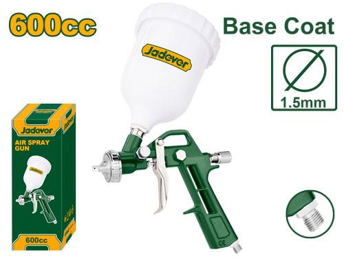 Краскопульт пневмат. Jadever Верх 600сс 1.5мм (1x10)   |*