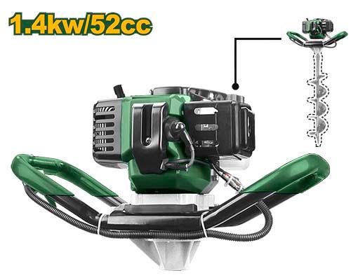 Мотобур Бензиновый Jadever 1400Вт    |*