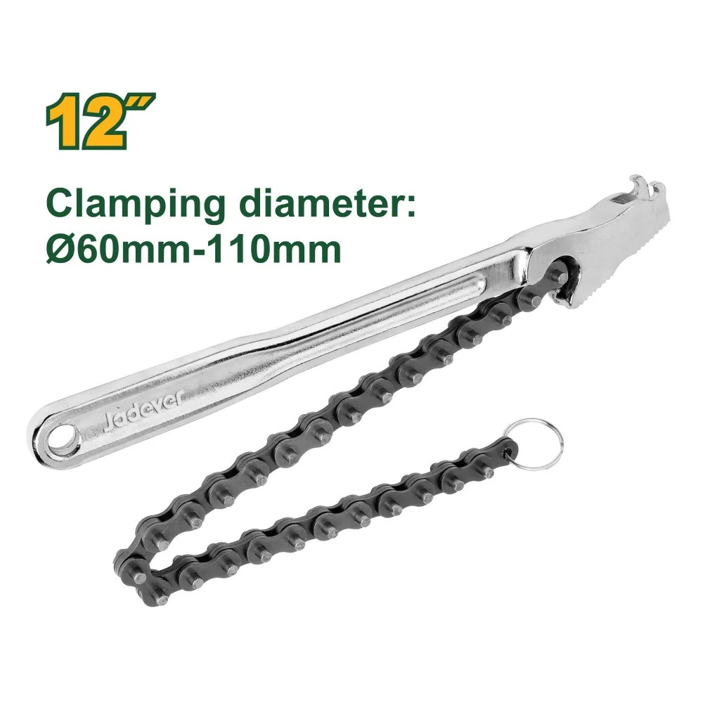 Ключ Цепной Jadever №12 60-110mm (1x24)  |*