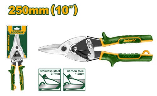 Ножницы по металлу Jadever №10 250mm Прямые (1x40)  |*
