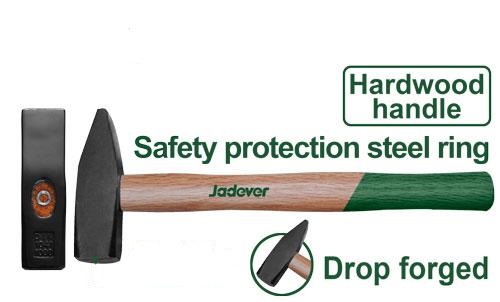 Молоток Jadever с Дерев. ручкой 300гр (1x36)  |*