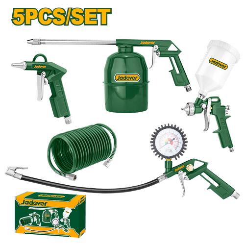 Набор пневмоинструмента Jadever 5 в 1 (1х10)   |*