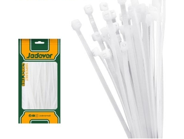 Стяжки кабельные Jadever Белые 350mm х 4,8mm 100pcs (1х100)  |*
