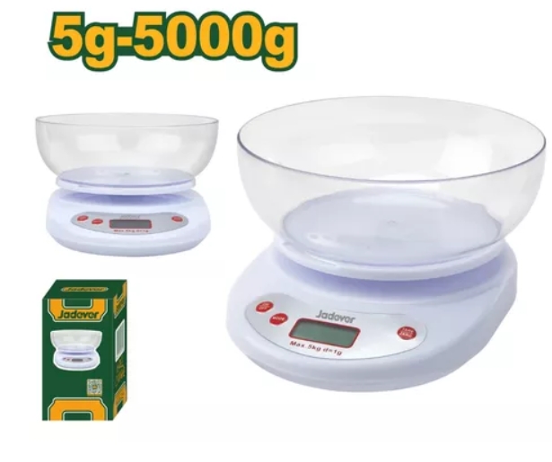 Весы кухонные Jadever с Чашкой 5кг JDKE5507 (1x20)  |*