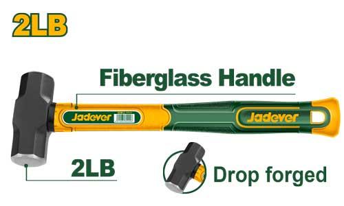 Кувалда Jadever с фибр. ручкой 2LB 