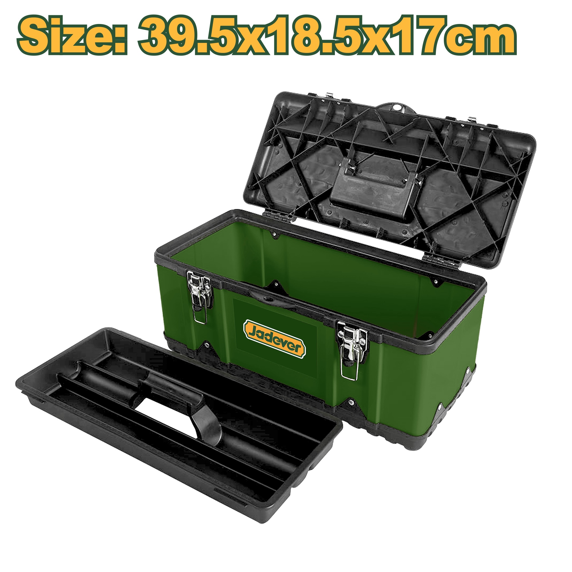 Ящик для инструментов Jadever №16 из пластика и стали (1x9)  |*