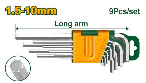 Шестигранник Jadever Набор Средний 1,5-10mm (1x48)  |*