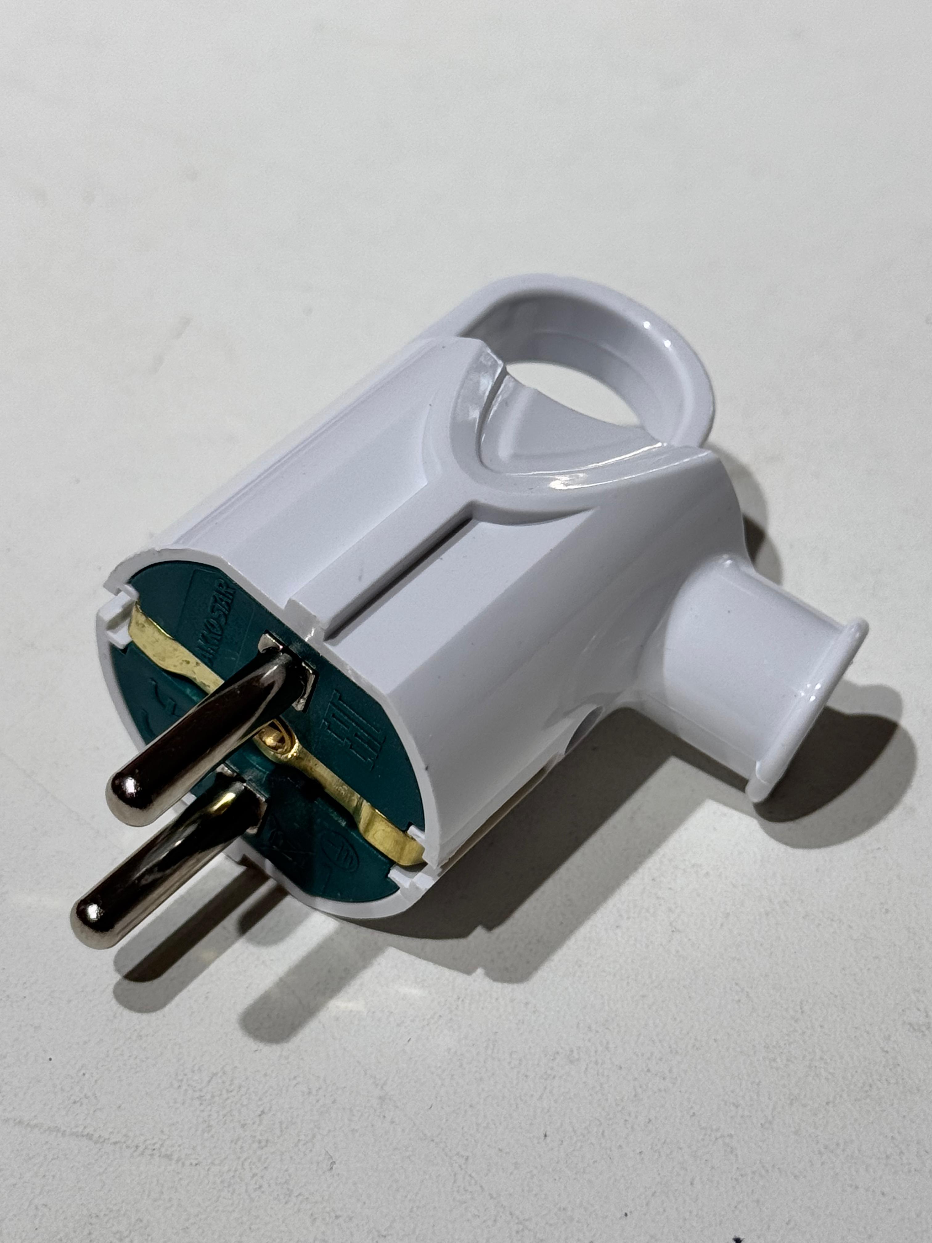 Вилка AKKO STAR Белая Угловая с Ушком (1х32)