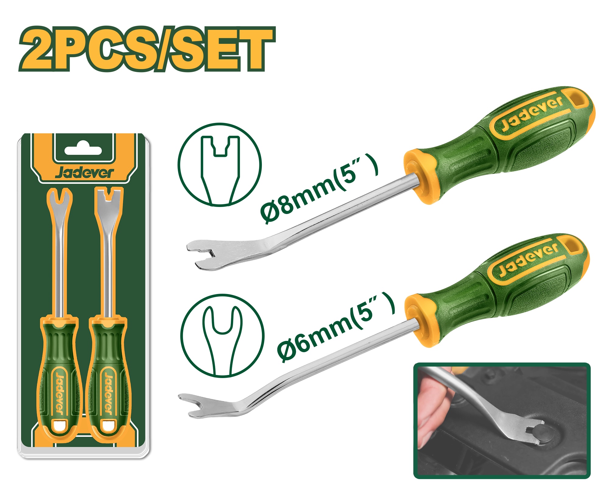 Съемники обивки салона Jadever 2шт (1х48)