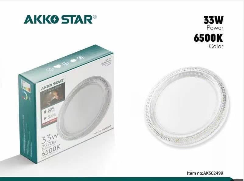 Светильник Круглый AKKO STAR 33W 6500K (1x40) 