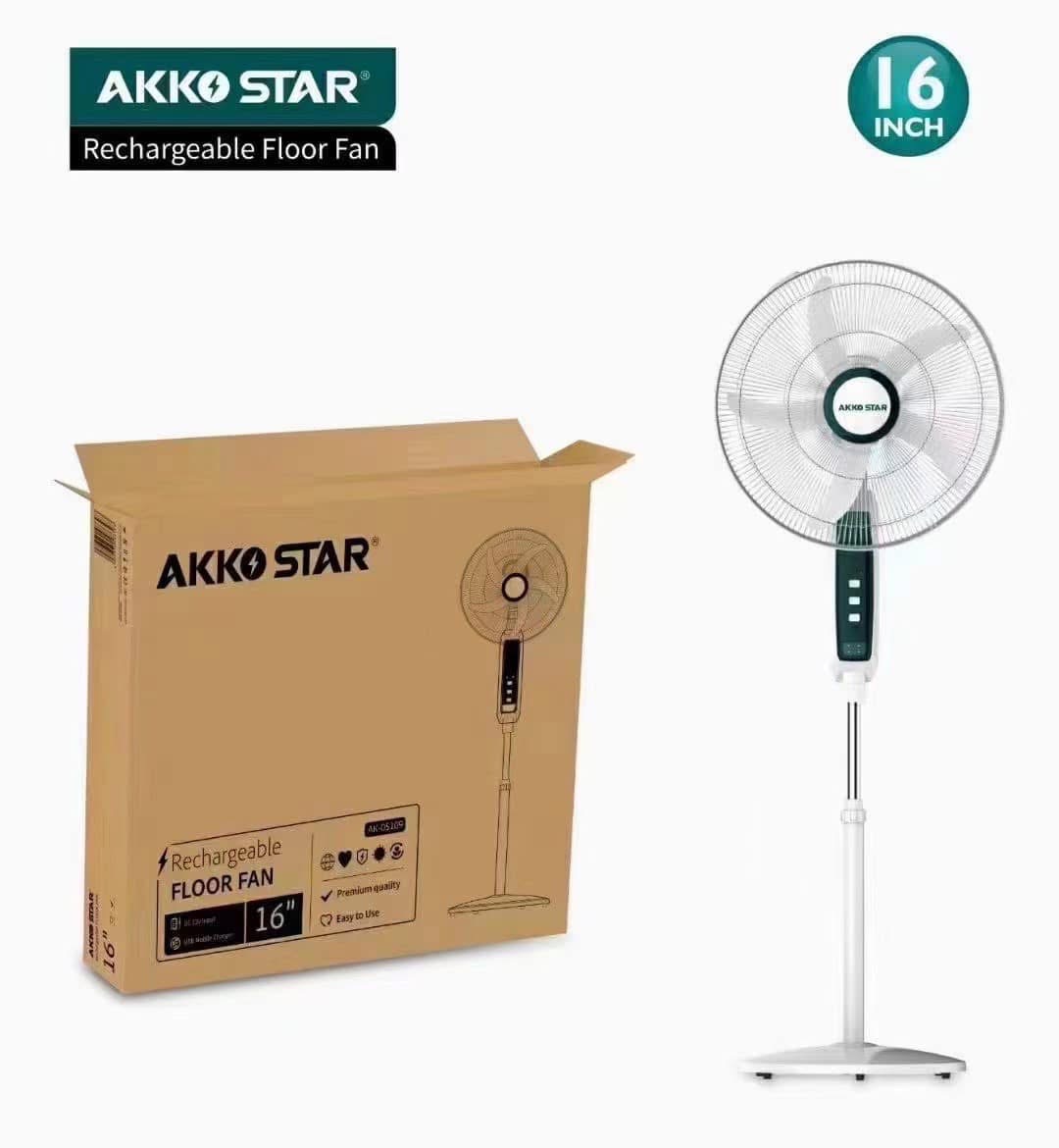 Вентилятор AKKO STAR 5 лопостей Ф16 (1x2) |*