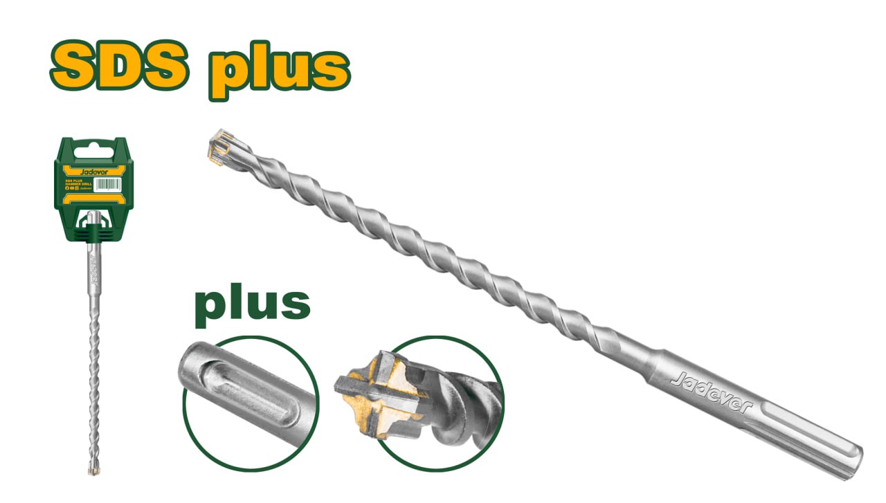 Бур Jadever Крестовой наконечник SDS plus 6х160mm  (1х60)(1x180)   |*