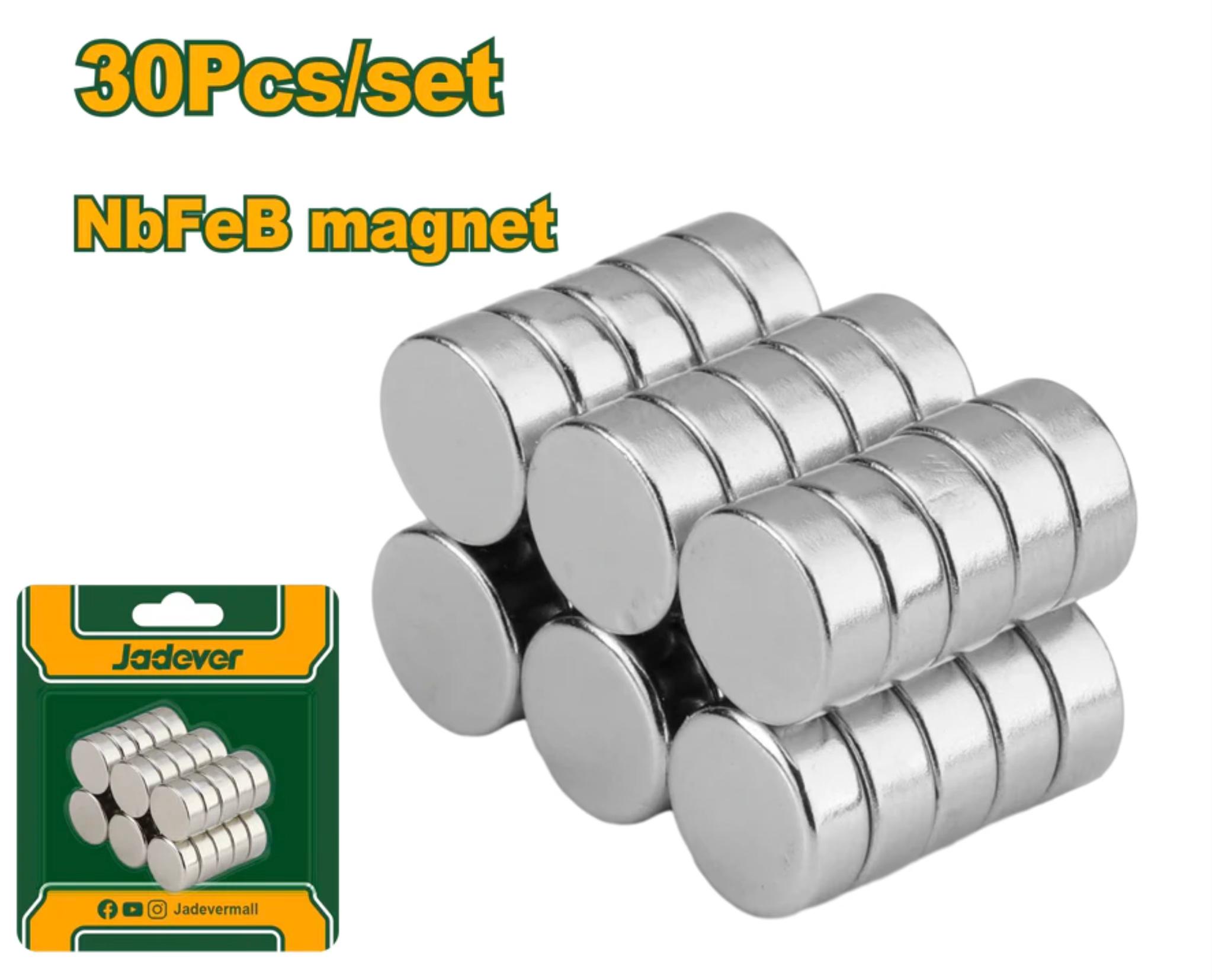 Набор неодимовых Магнитов Jadever 30pcs (1x40)
