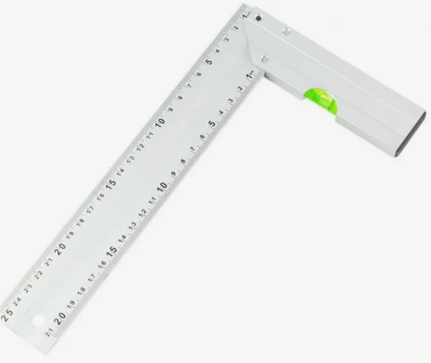 Уголок Алюминь с уровнем 30см (1х60)  |*