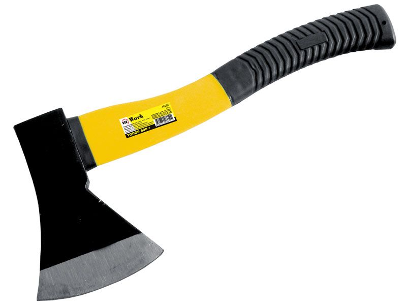 Топор с фибергласовой ручкой , 600г  inWork   /+
