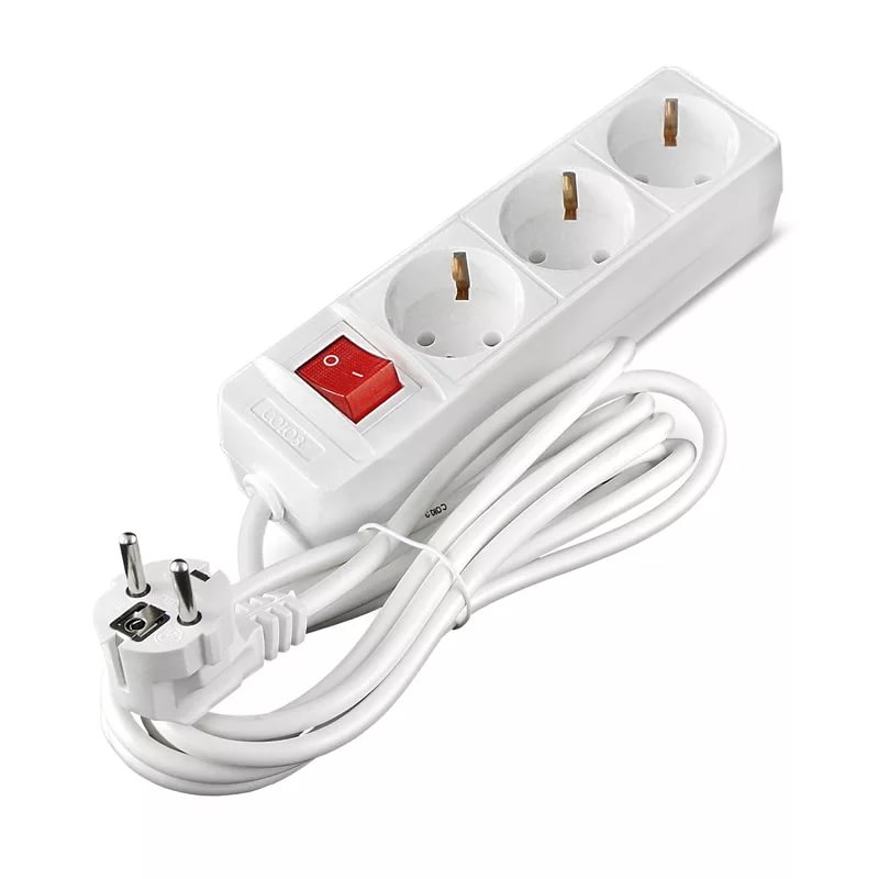 Удлинитель быт. СОЮЗ (з/вкл) 1,5м (50)  /+