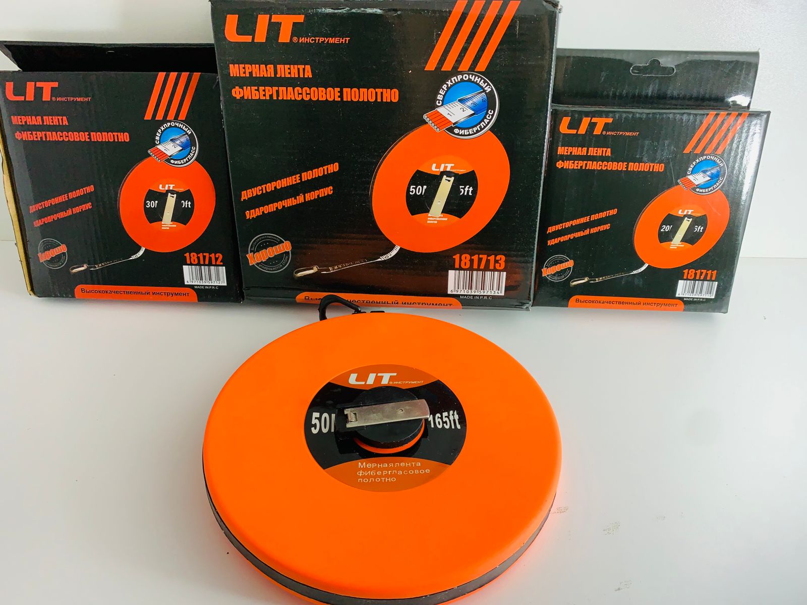 Лента мерная LIT круглая 30м (1х60) |*