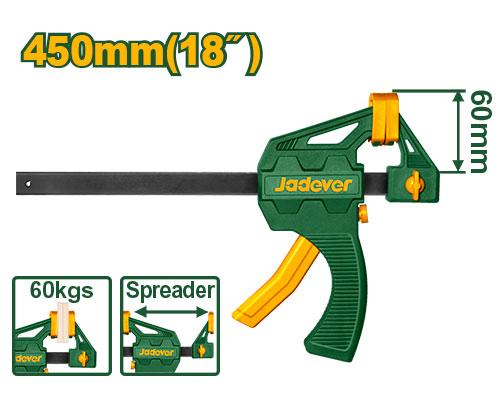 Струбцина Jadever Быстрозажимная №18 450mm (1х24)  |*