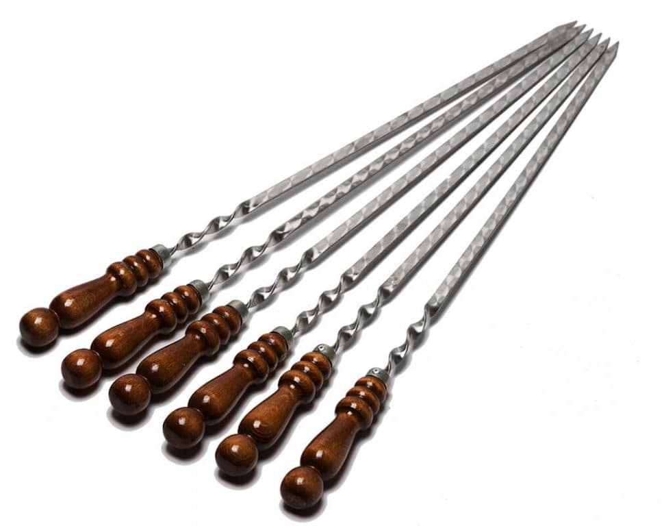 Шампура дерев рукаяткой 10х50 (10)                |2