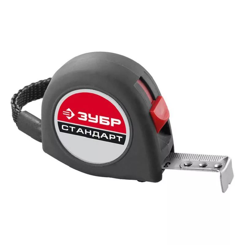 Рулетка ЗУБР АНАЛОГ корпус резин.5м х 19мм (1х10)(1х120)    |*
