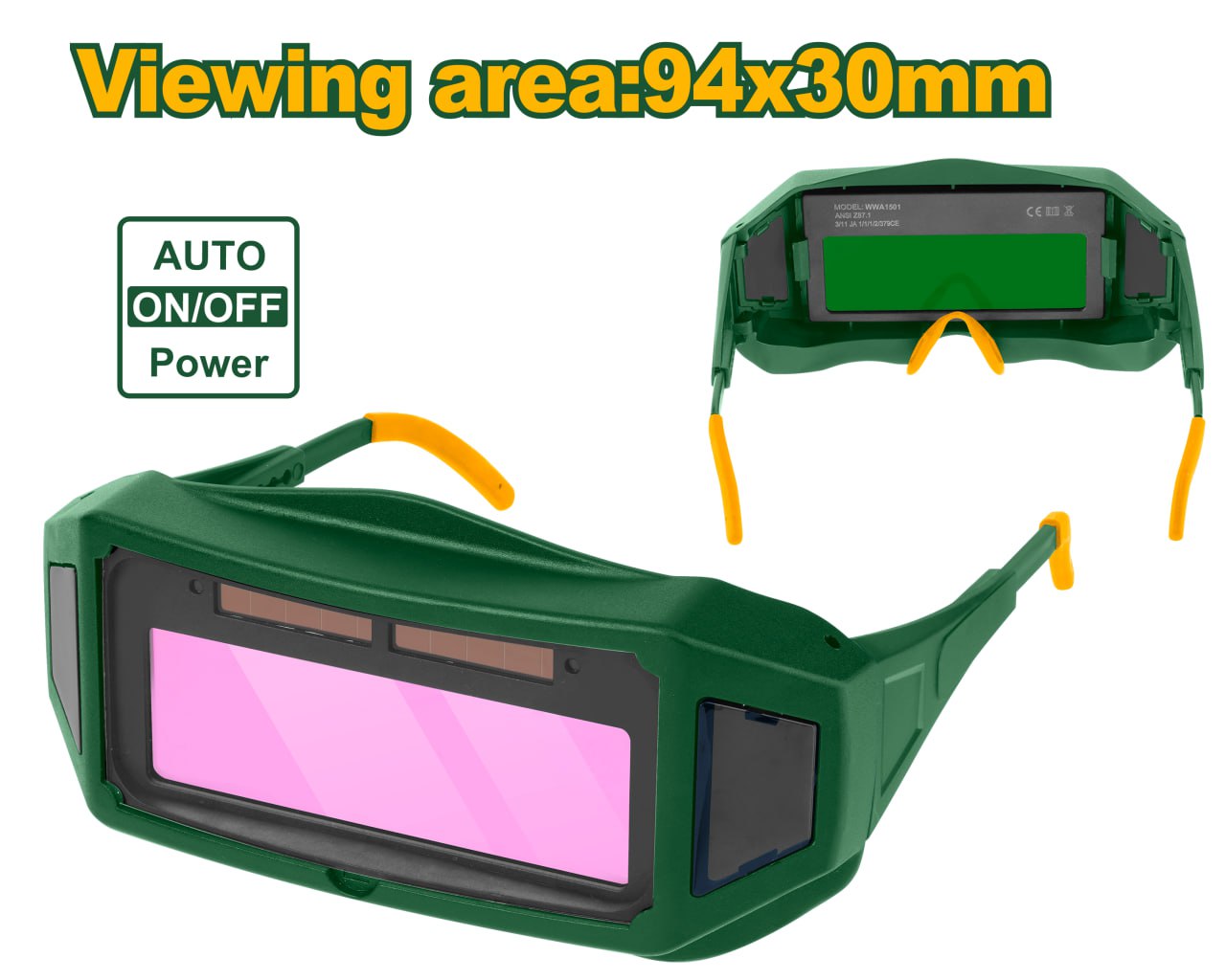 Очки сварочные Хамелеон Jadever (1x40)  |*