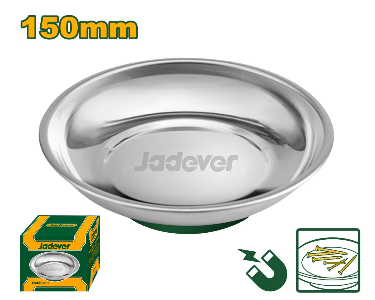 Магнитный лоток Jadever Круглый 150mm (1x144)