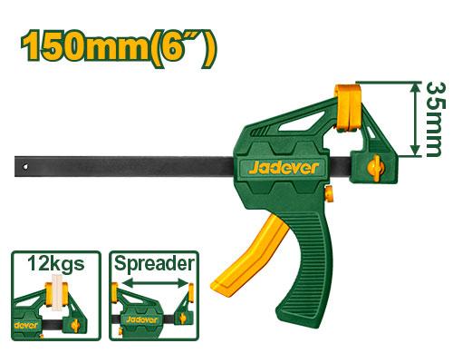 Струбцина Jadever Быстрозажимная №6 150mm (1х12)(1x120)  |*