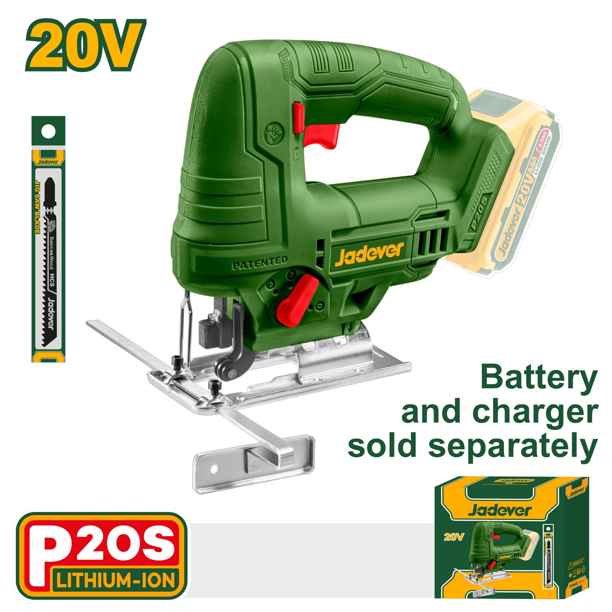 Лобзик Аккумуляторный Jadever 20V (Тушка) (1x5)  